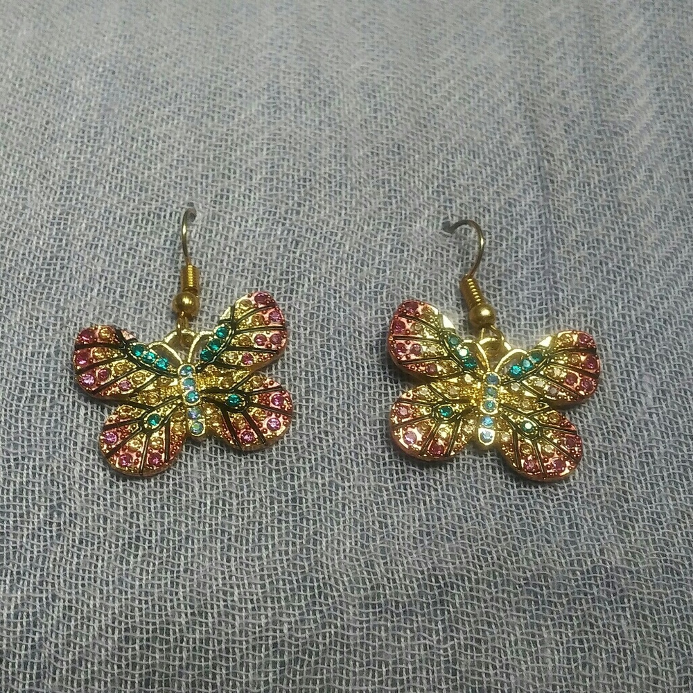 Butterfly earrings. 3 for $30
